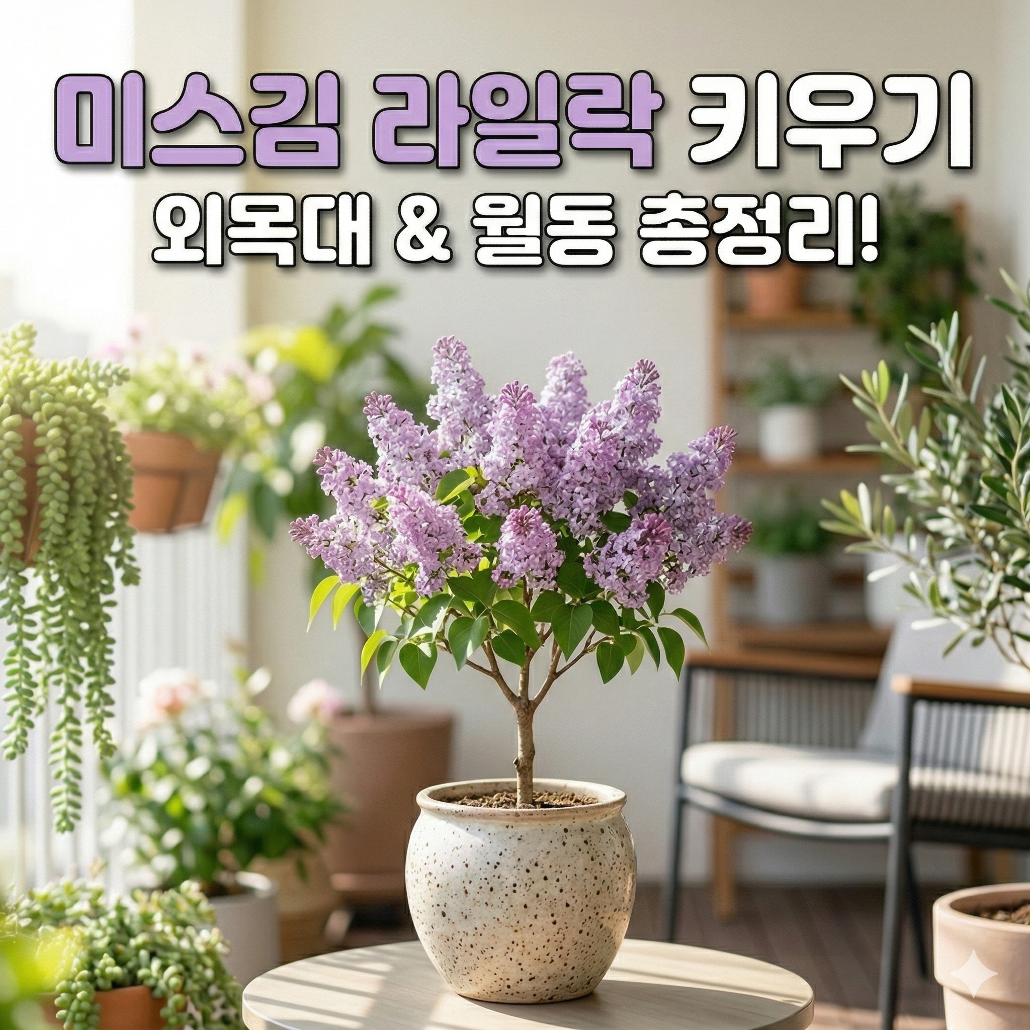 미스김 라일락 키우기 총정리: 외목대 수형 잡기부터 월동까지