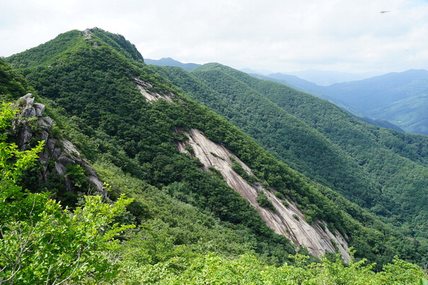 황석산 등산지도
