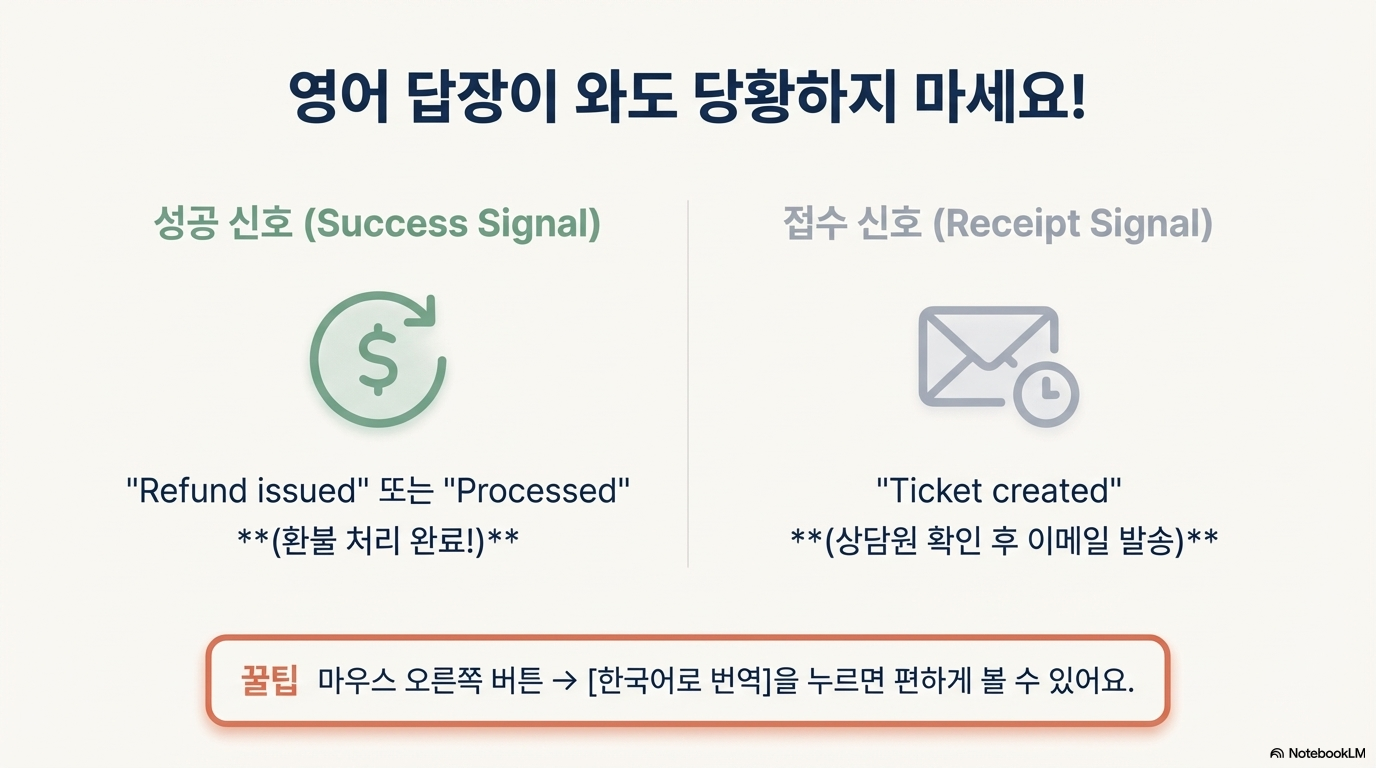 내 메세지가 정상적으로 접수되었는지 확인꼭 요망