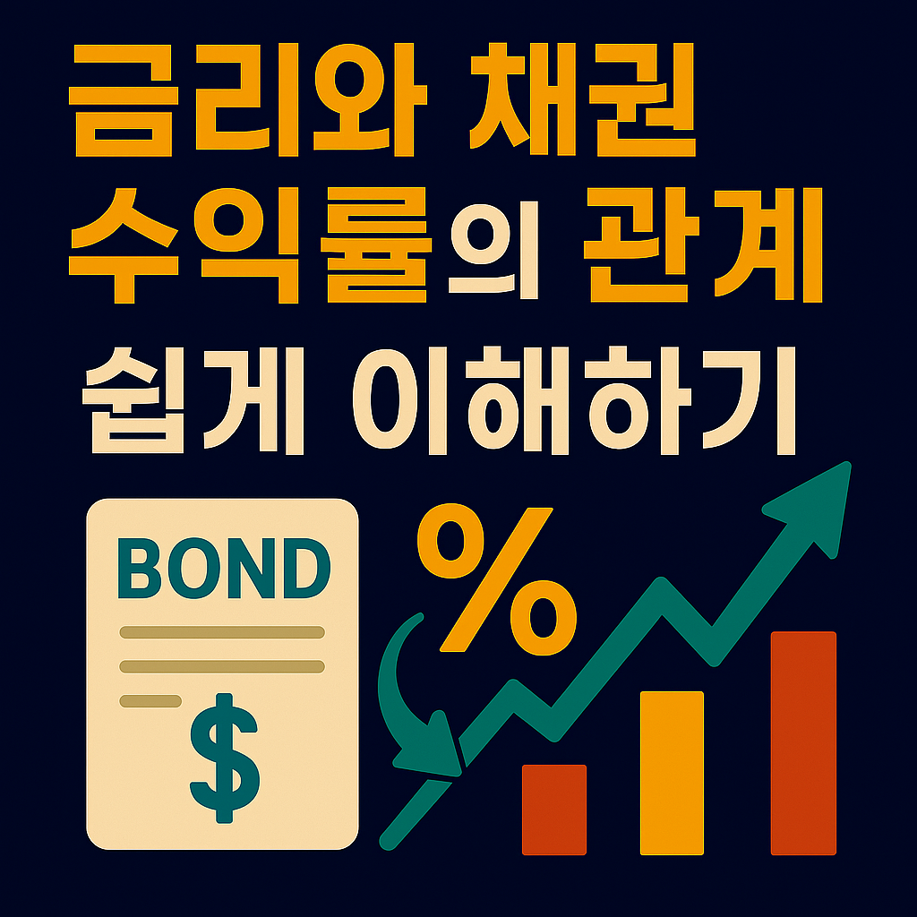 금리와 채권 수익률의 관계, 쉽게 이해하기 – 반비례의 원리부터 실전 활용까지