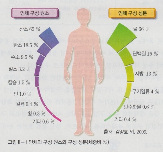 인체의 구성 원소와 성분 @김양호 외