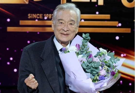 배우 이순재 대상 수상