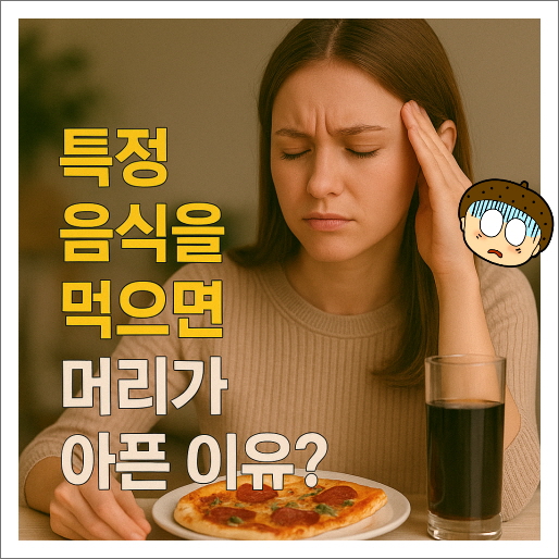 특정 음식을 먹으면 머리가 아픈 이유?