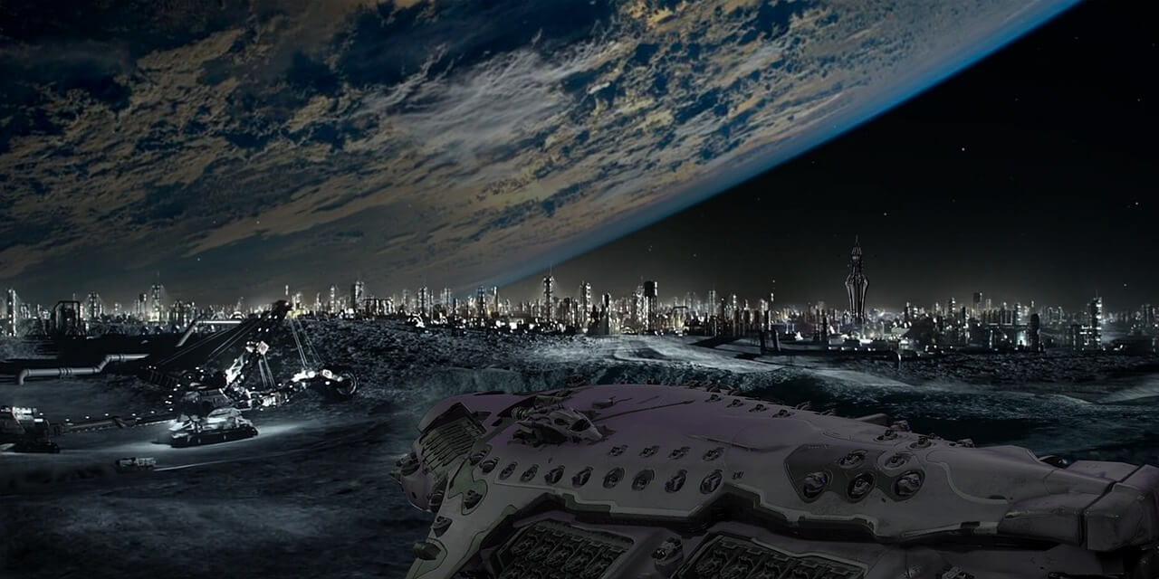 달 콜로니 기지 상상도