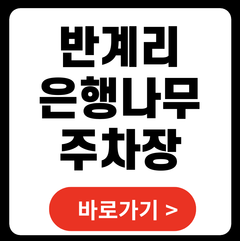 반계리 은행나무 주차장 (+ 실시간 CCTV)
