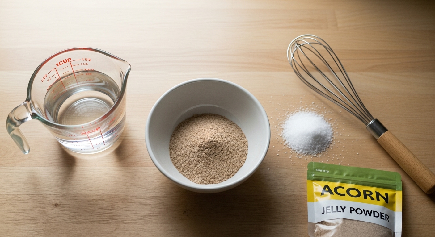 도토리묵 만드는법