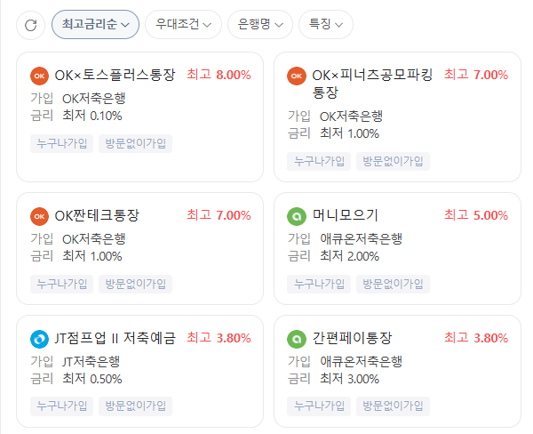 파킹통장 가입_필수 확인사항_ 4가지 체크