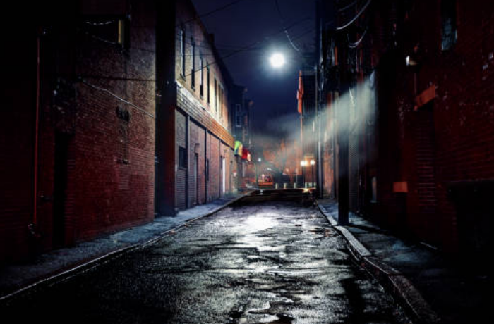 골목길에서 헤매는 꿈