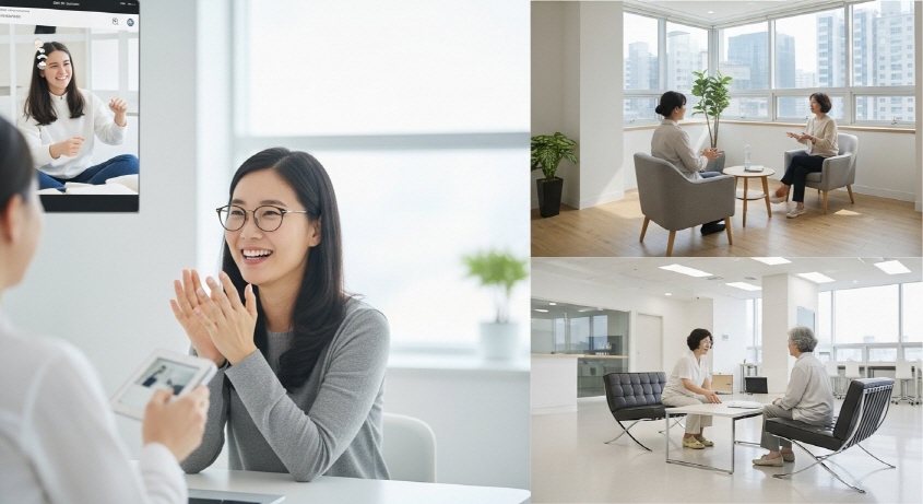 다양한 연령의 상담자