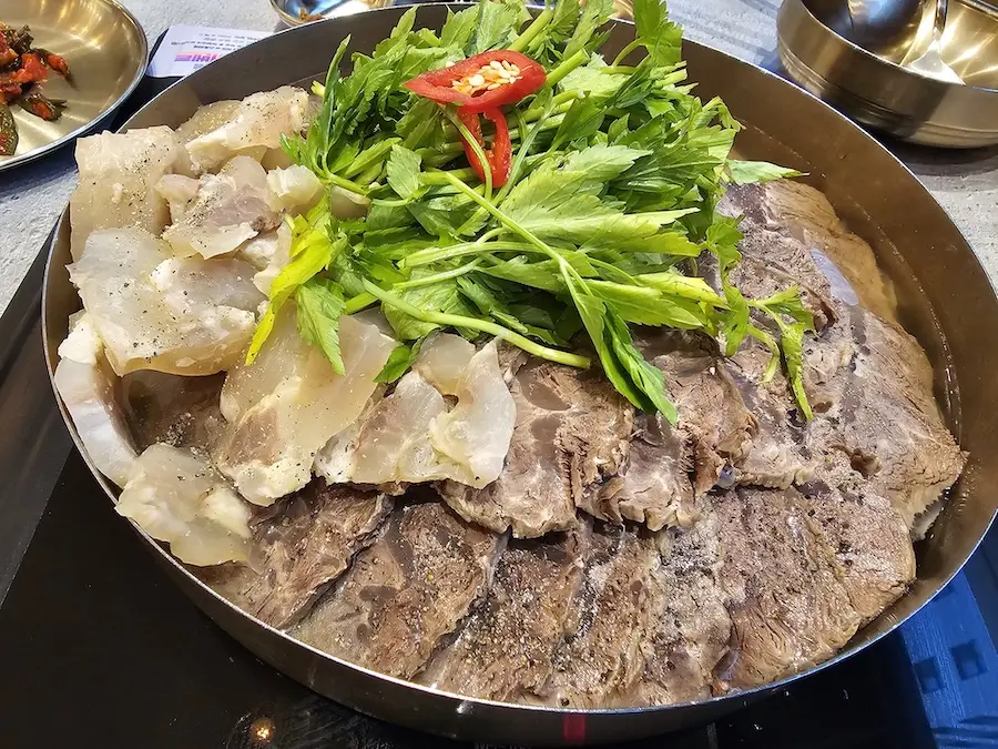 김포 옥된장 모둠수육 점심 메뉴 추천 구래동 맛집