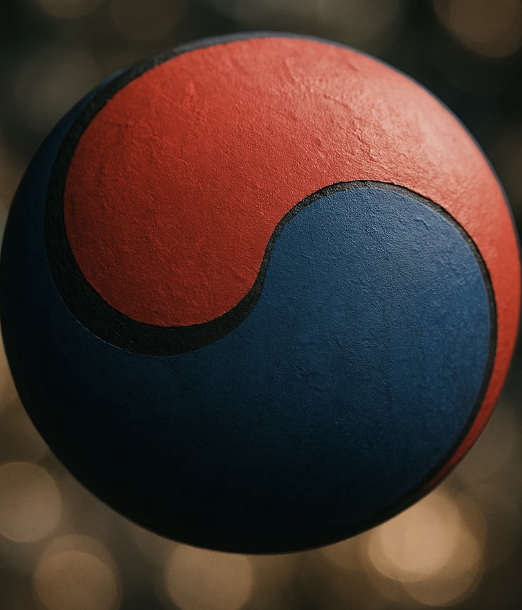 첫걸음&amp;#44; 태극 문양의 방향