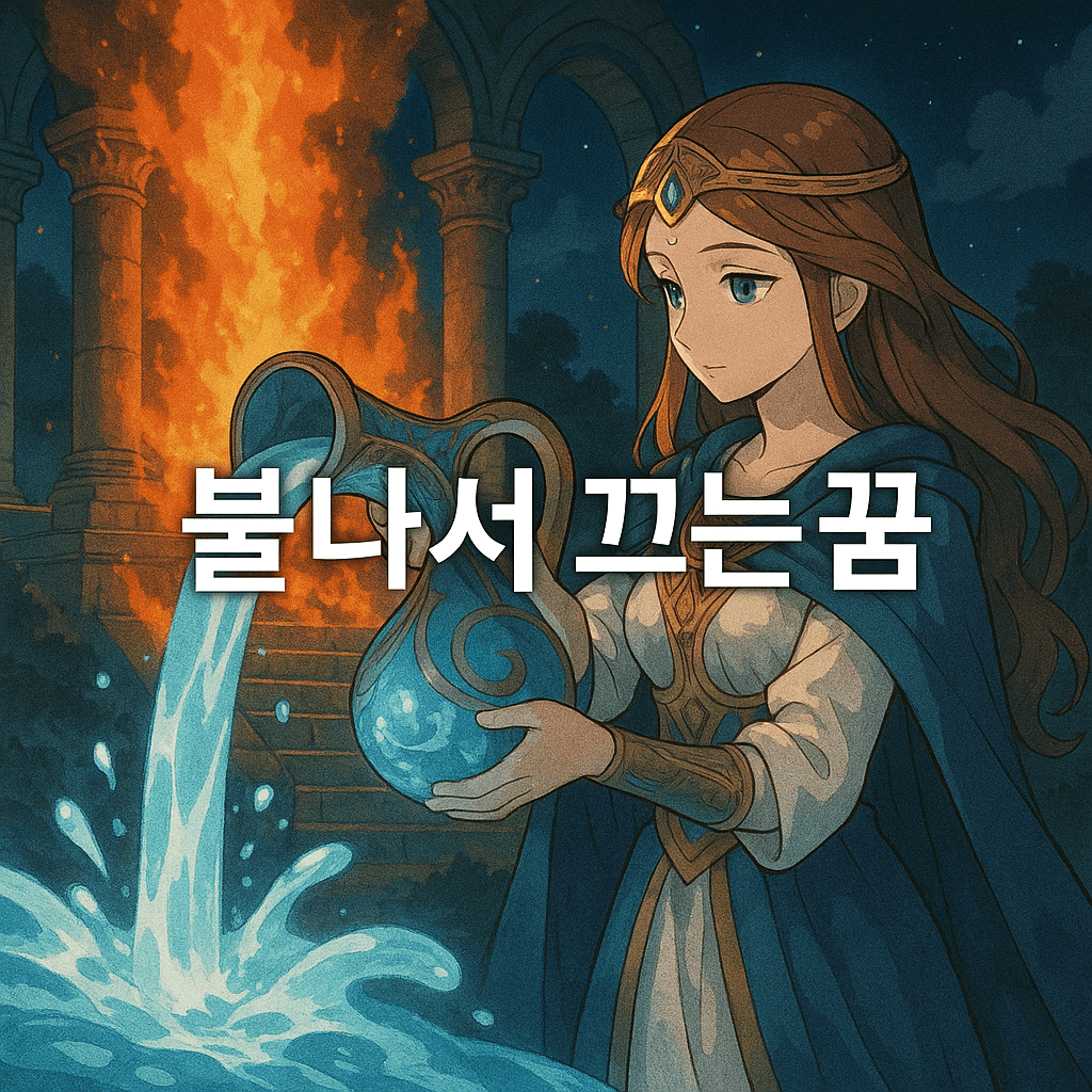 불나서 끄는 꿈 해몽