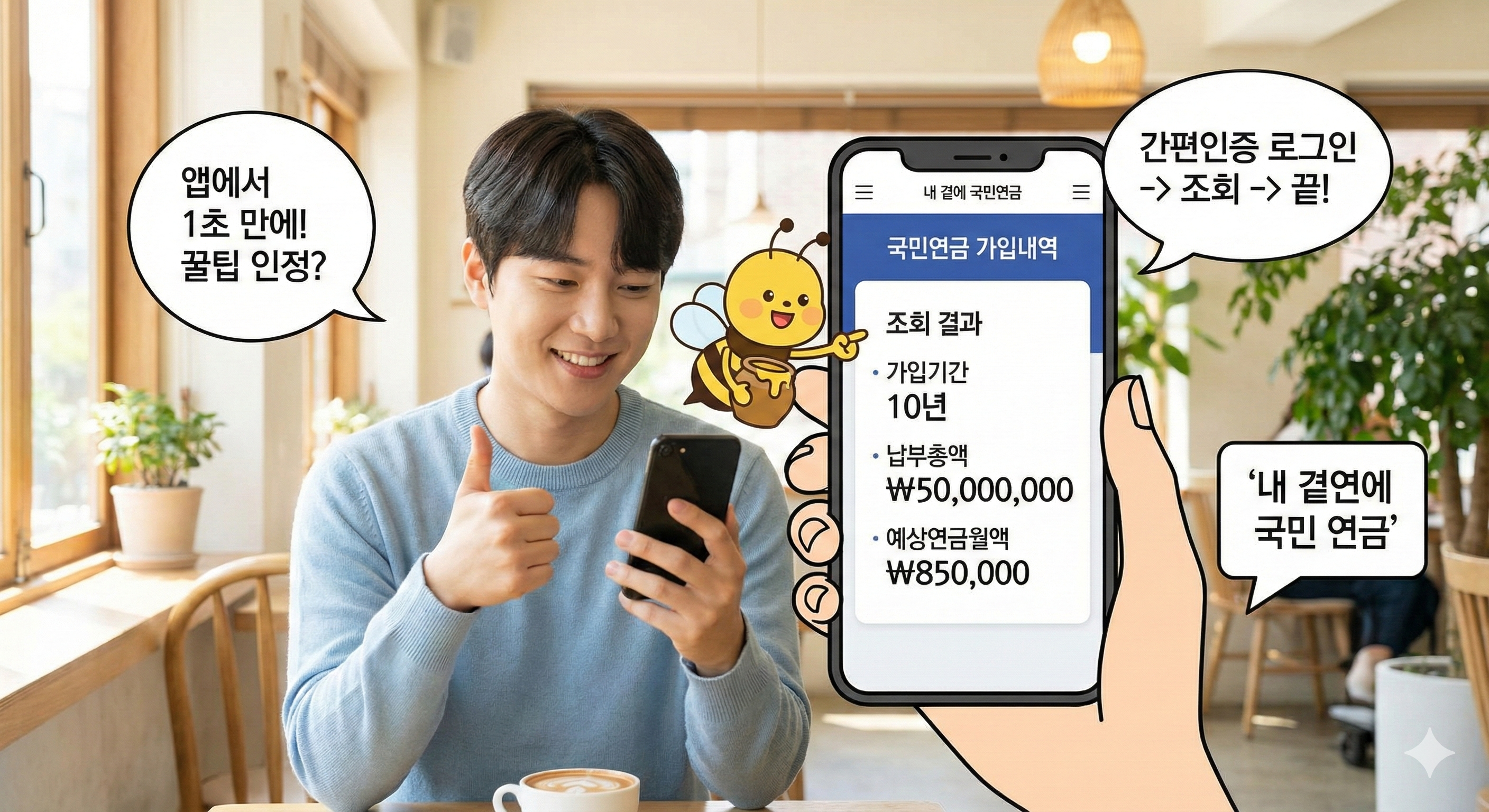 모바일로 국민연금 가입내역 조회할 때 앱에서 바로 보는 꿀팁