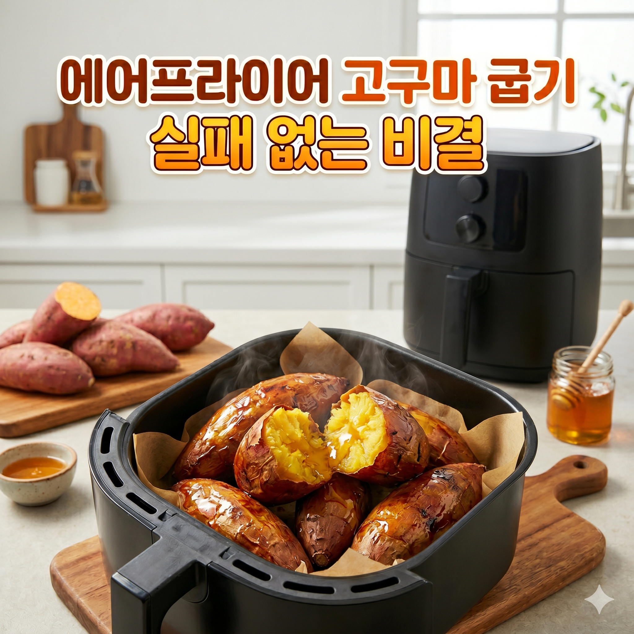 에어프라이어 고구마 굽기 시간 온도 레시피 완벽 가이드