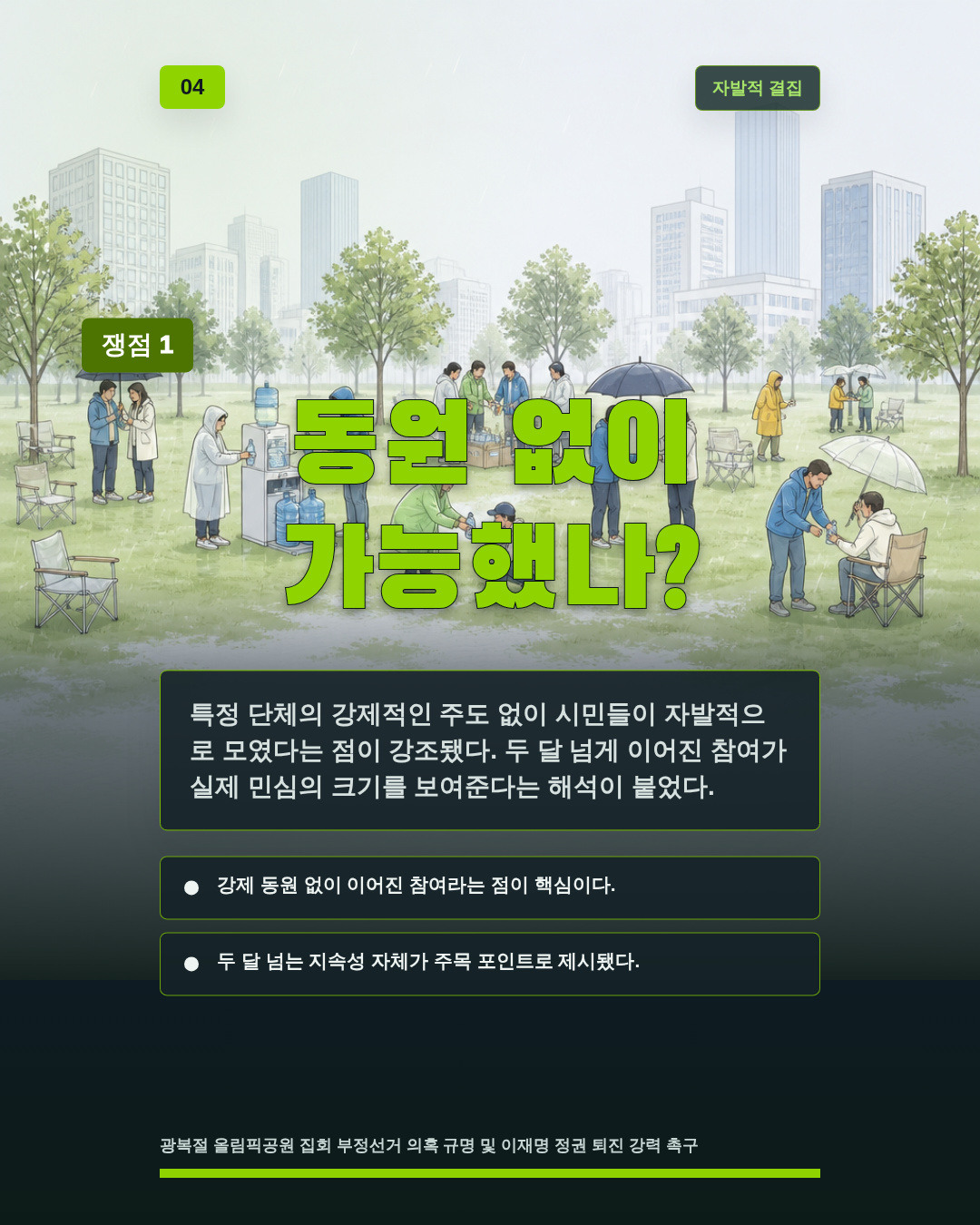동원 없이 가능했나?