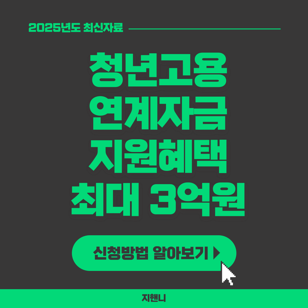 청년고용연계자금 지원