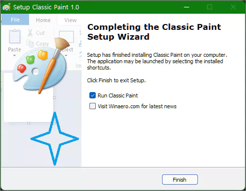 클래식 버전 그림판 설치