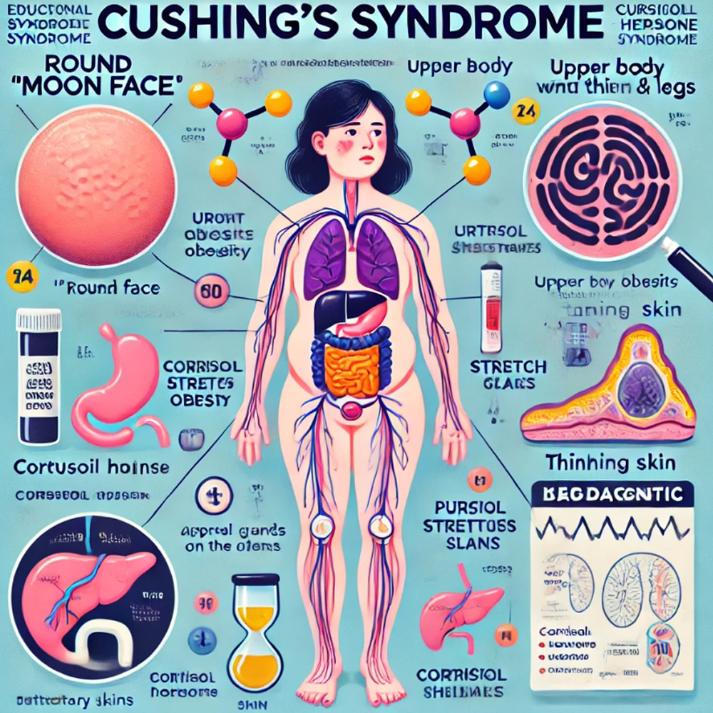 쿠싱증후군 관련 자료 사진(개념)