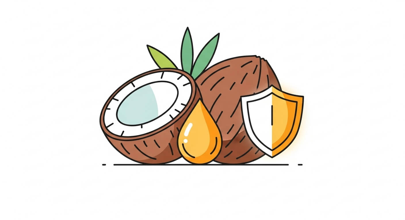 코코넛 오일 – 면역력 강화와 항균 기능