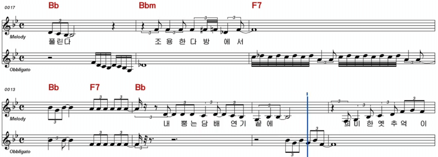 이자연(이난영) 다방의 푸른 꿈 악보