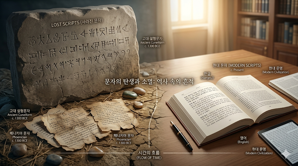 사라진 문자는 왜 사라졌을까? 지금은 쓰이지 않는 문자들의 공통점