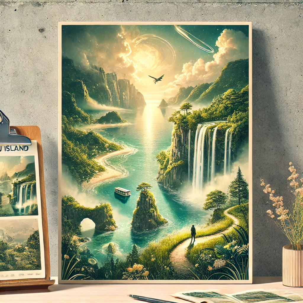 제주도를 표현한 이미지