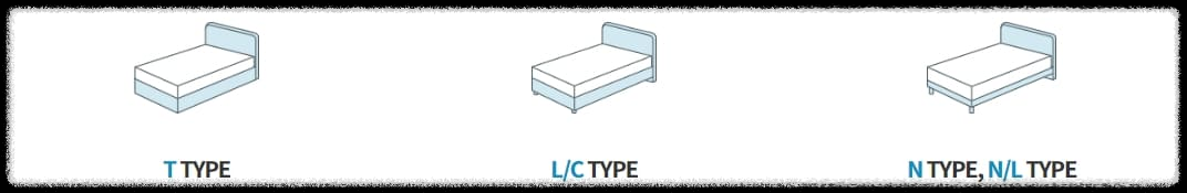 에이스침대 프레임 타입