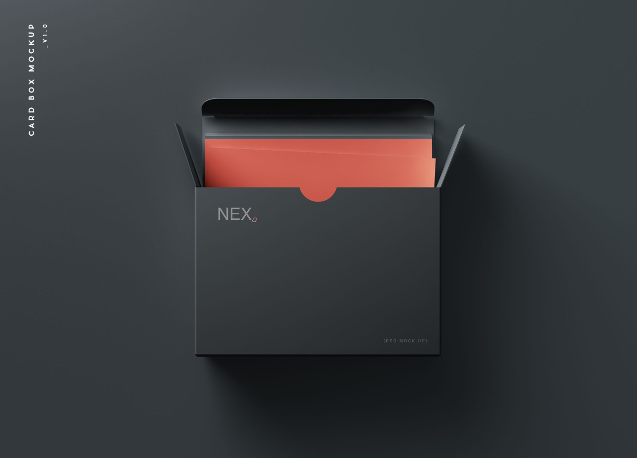 Card Box Mockup(카드 박스 목업)