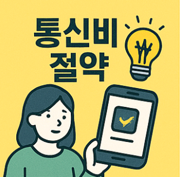 통신비 할인관련 포스터 이미지