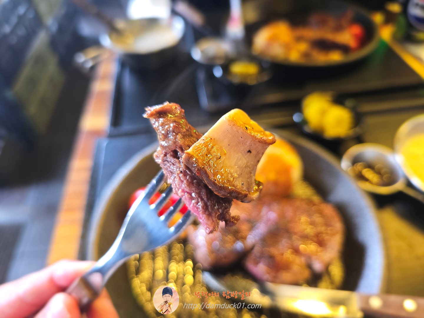 프리미엄 부채살 스테이크 세트 메뉴