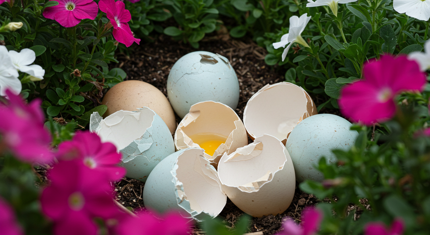 달걀 껍질, 버리지 마세요! 화초식물에 활용하는 똑똑한 방법