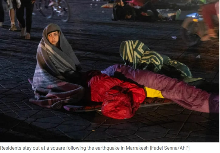 모로코 규모 6.8 지진으로 최소 632명 사망...사망자 늘 듯 VIDEO: Morocco earthquake live news: At least 632 killed in magnitude 6.8 quake