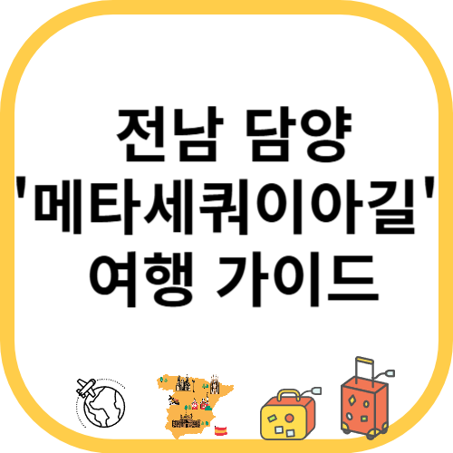 '전남 담양 메타세쿼이아길' 여행 가이드