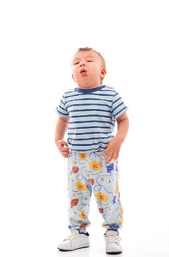 기침이 심해지며 호흡곤란 증상