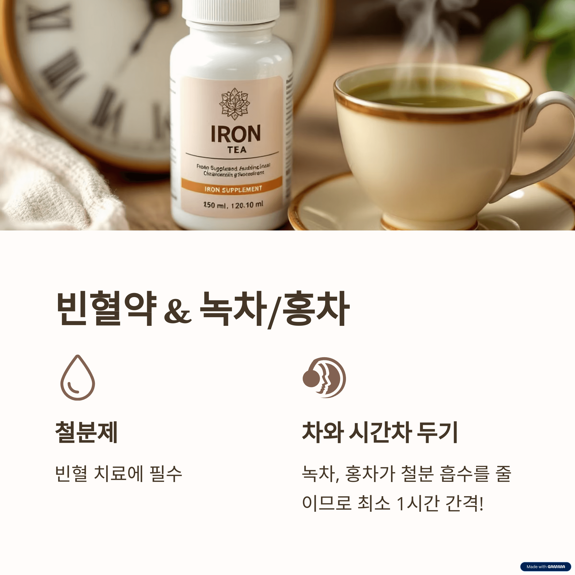빈혈약과 녹차, 홍차: 철분 흡수를 방해하는 뜻밖의 원인
