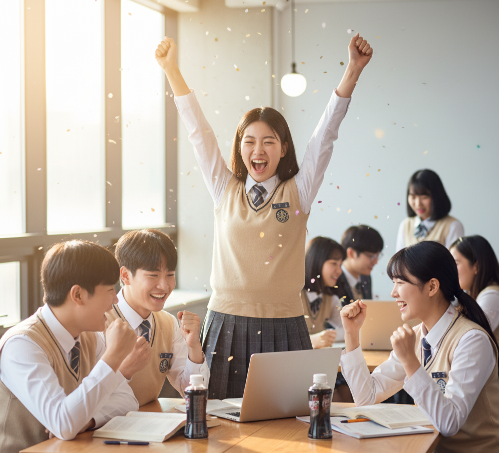 대학-합격해서-기뻐하는-수험생