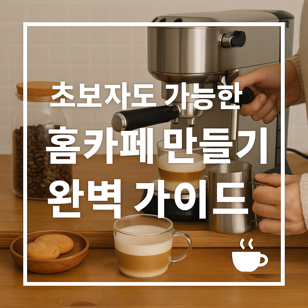 홈카페 만들기