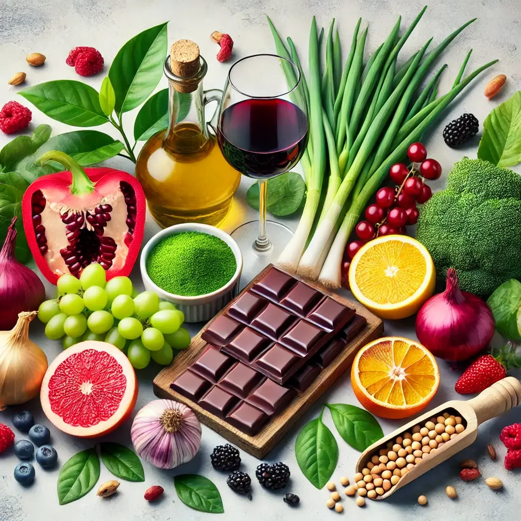 폴리페놀과 플라보노이드의 항산화 효과