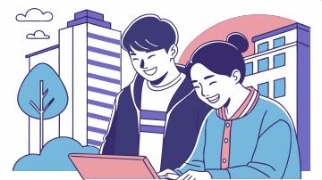 서울 청년월세지원 신청으로 행복해하는 청년들