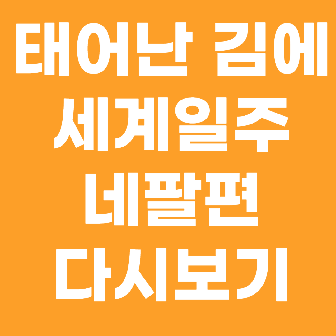 태어난 김에 세계일주 4 다시보기