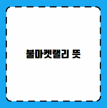 불마켓랠리 뜻