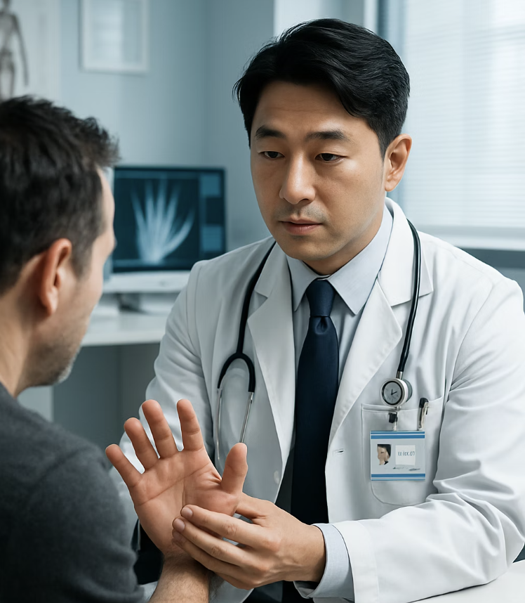 엄지손가락 마디 통증, 방아쇠수지 증상과 결정적인 차이점은?