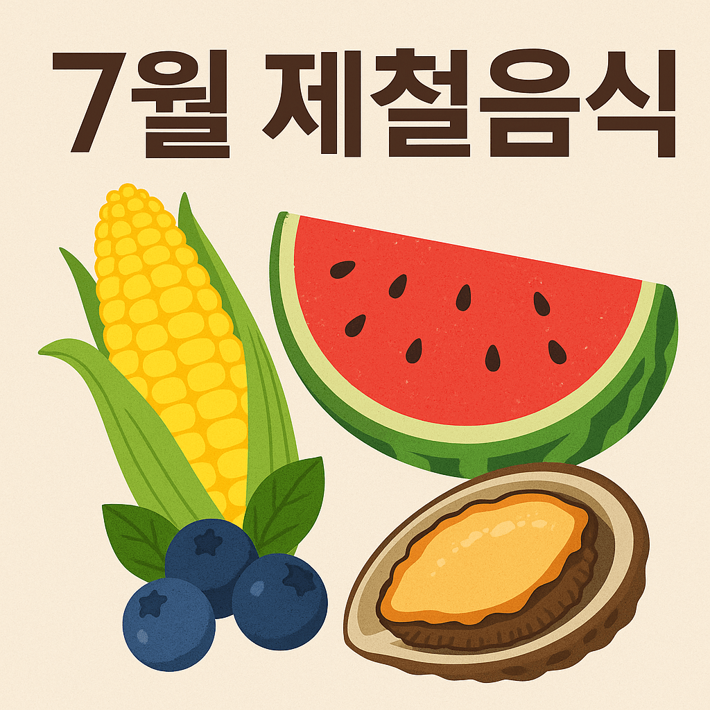 7월제철음식