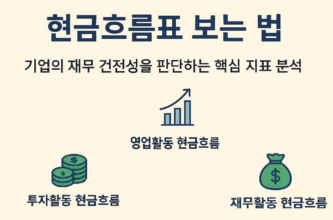 💵 현금흐름표 보는 법: 기업의 재무 건전성을 판단하는 핵심 지표 분석
