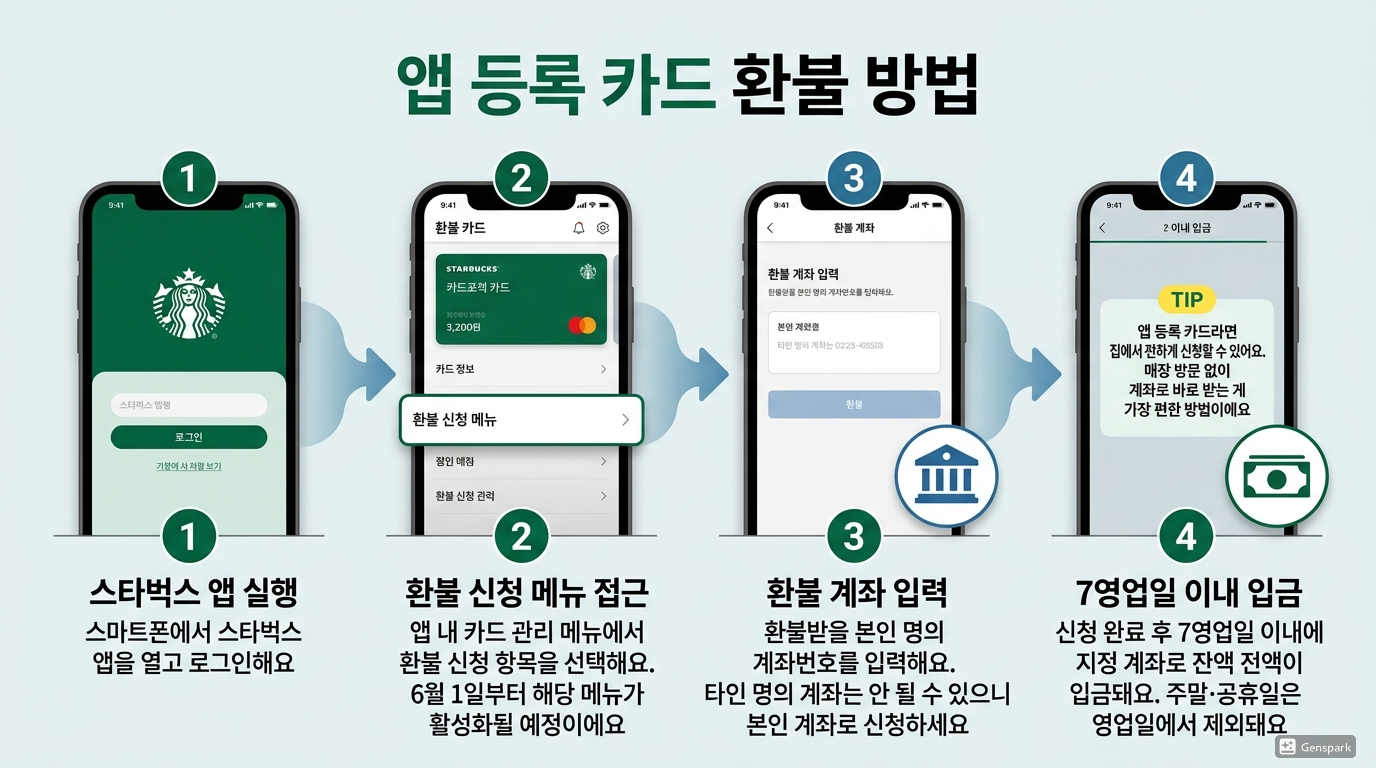 앱 등록 카드 환불 방법