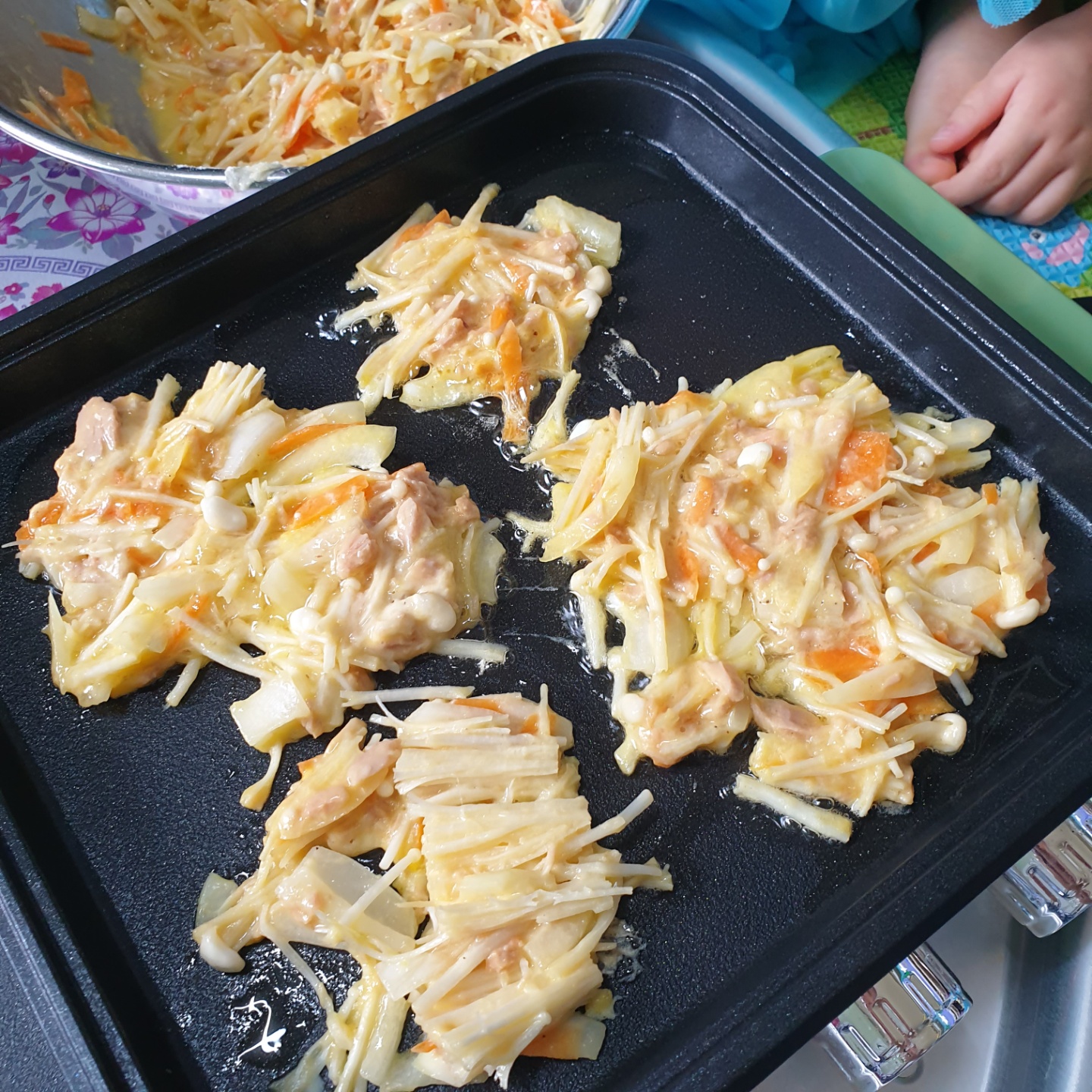 팽이버섯참치전