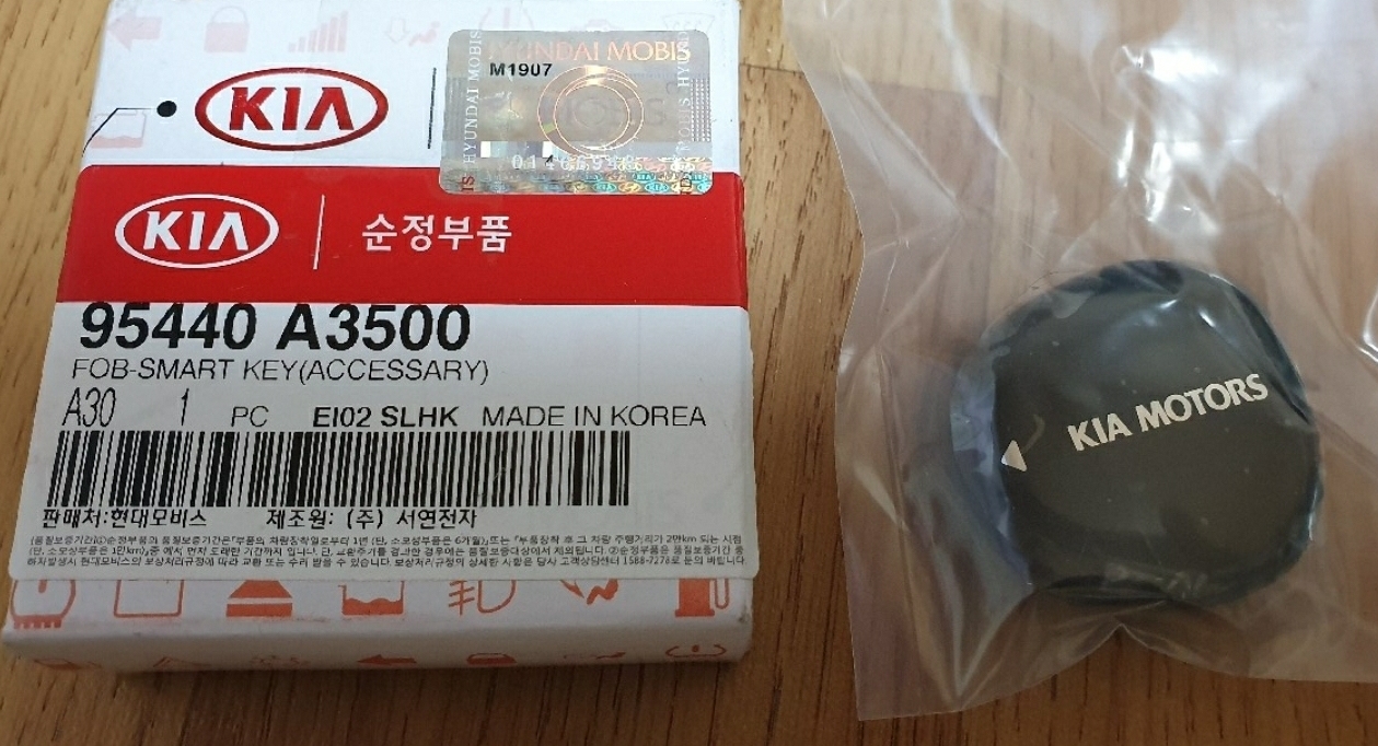 기아차 레이 조약돌 스마트키(버튼과 키없음)