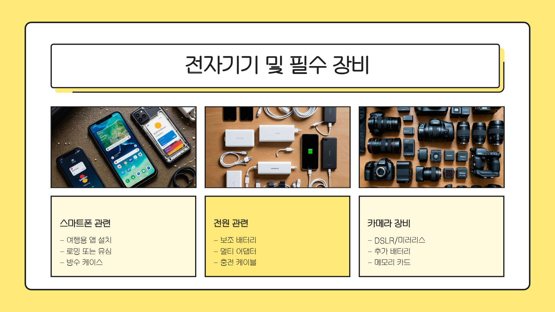 코타키나발루 여행 준비물