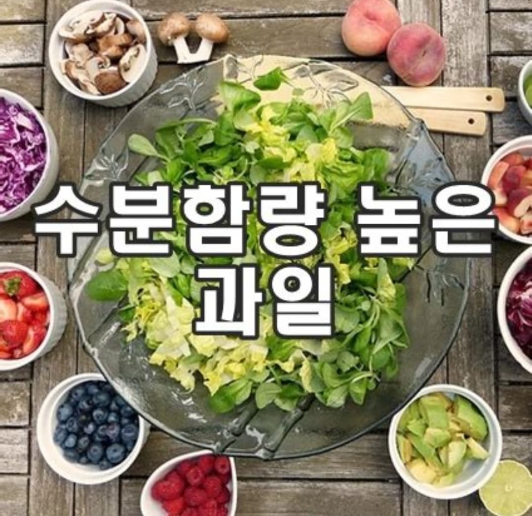 여름철 수분함량이 높은 식품