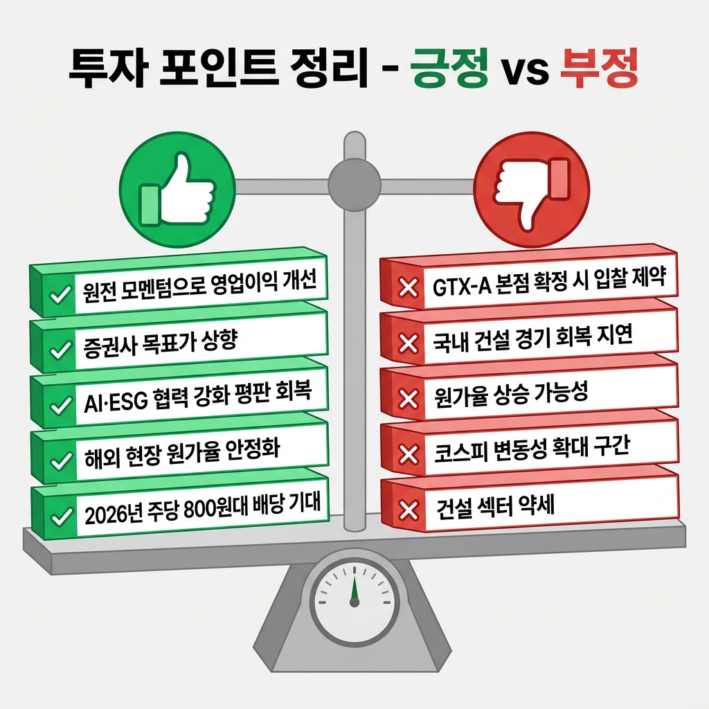 현대건설 주가 전망